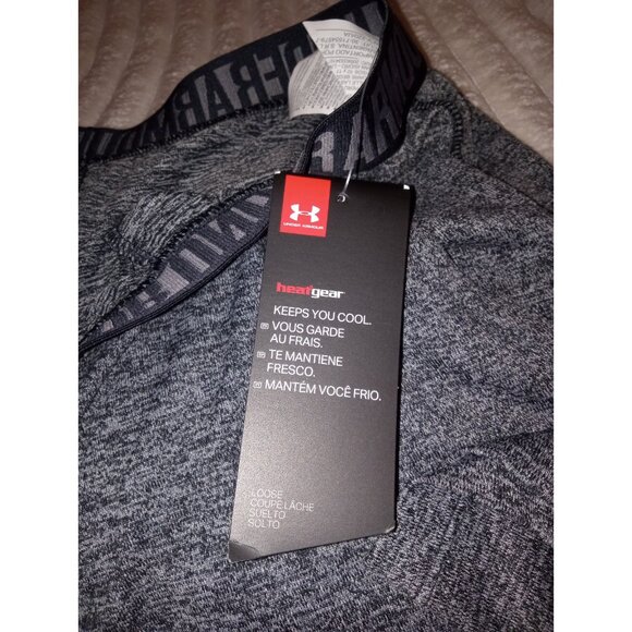 Under Armour Capri Pants Women's Size Medium New with Tags Loose Fit Grey - Picture 3 of 4